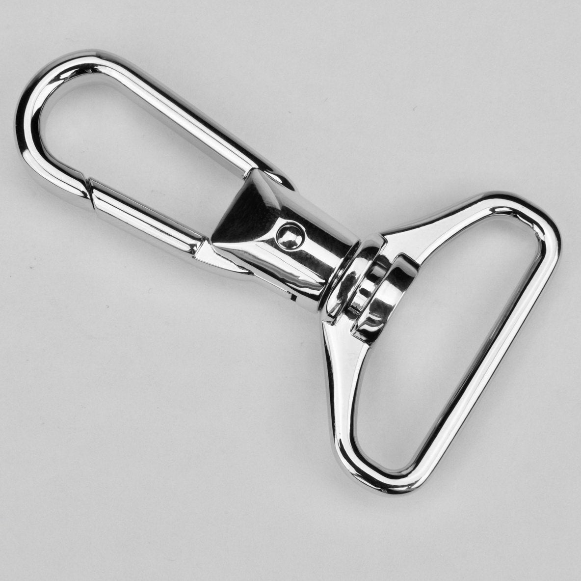 Musketon hook Nickel 30 mm