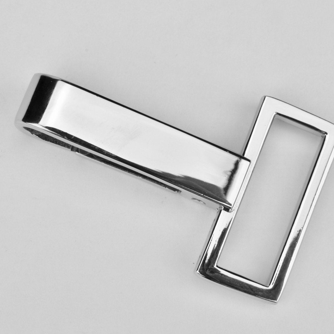 Musketon hook rectangular ring 30 mm NI