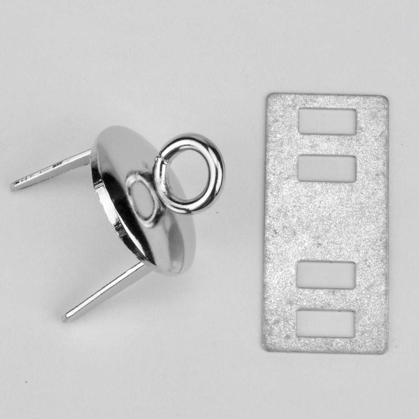 Bag handle fastener Nickel