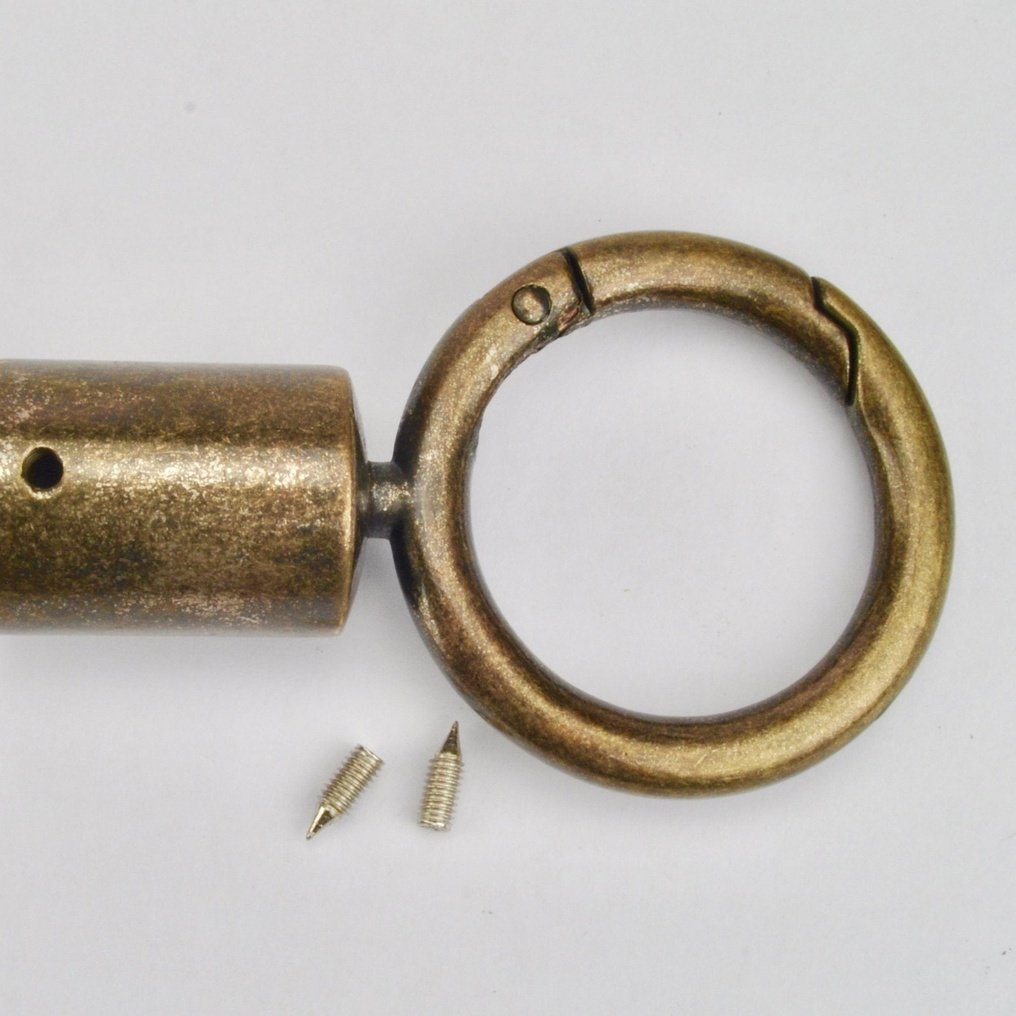 Spring ring clasp Old Gold 15 mm