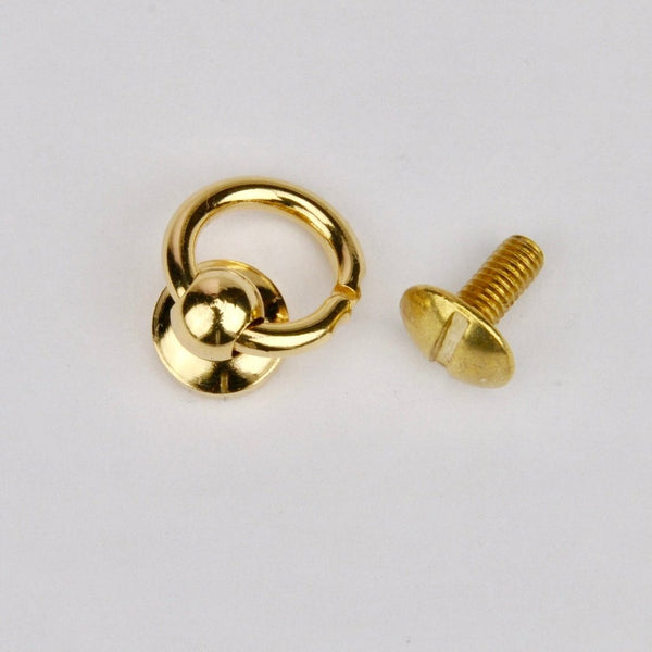Handle fastener Gold 8 mm