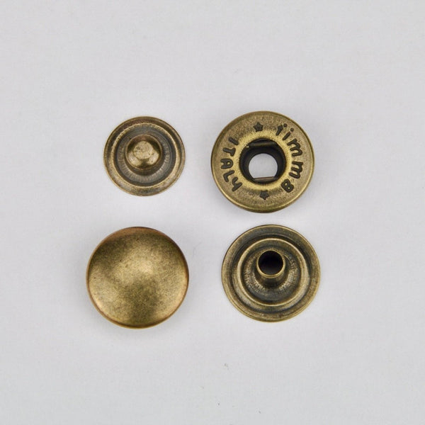 Snap button Old Gold 12
