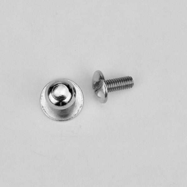Rifle button Nickel 7 mm