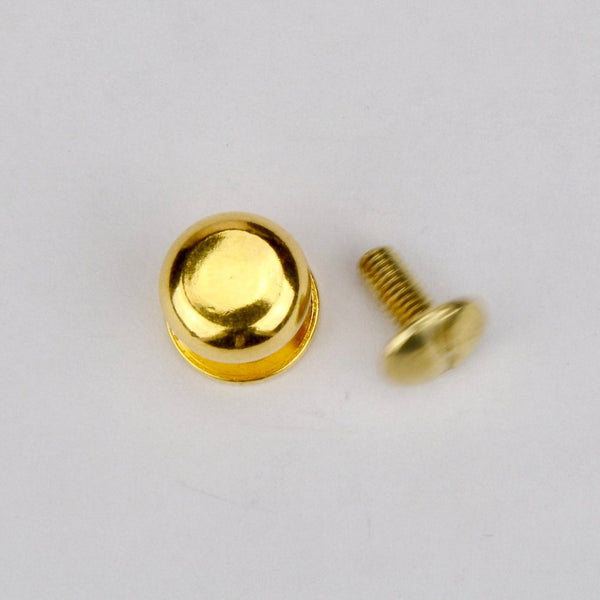 Rifle button Gold 9.4 mm