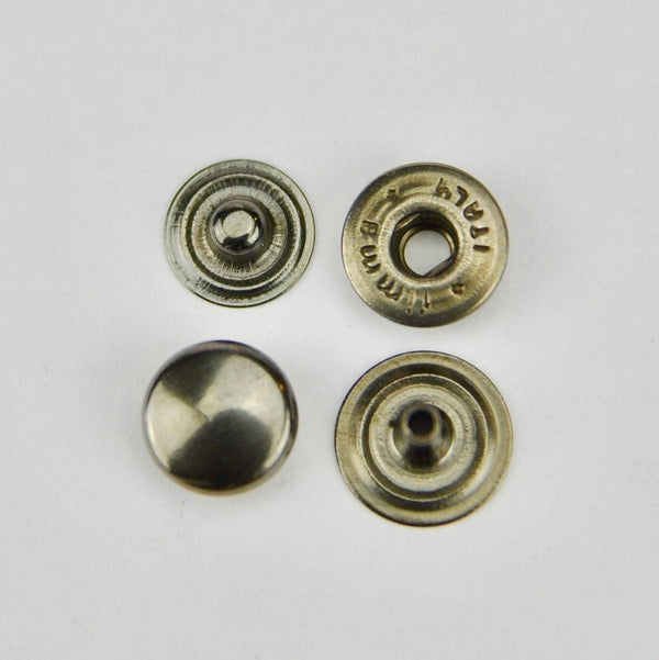 Snap button Gun Metal 9