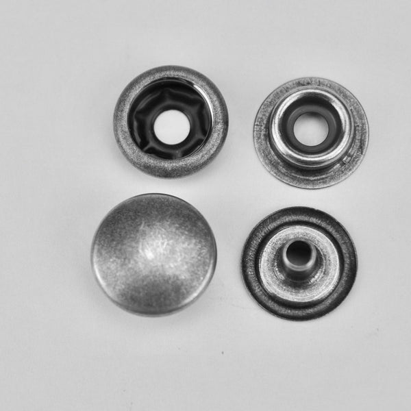 Snap button Old Silver 15