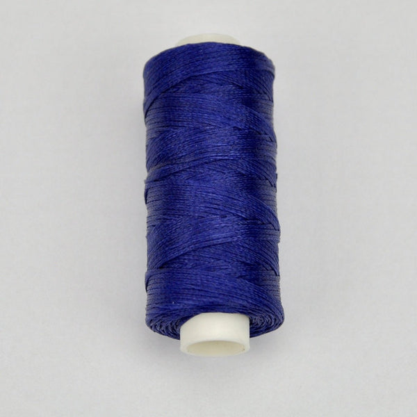 Waxed Polyester Thread Dark Blue