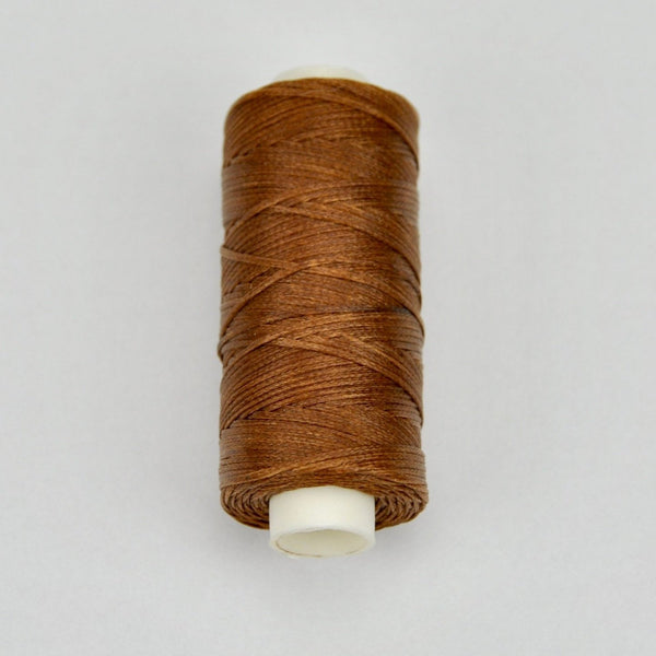 Waxed Polyester Thread Cognac