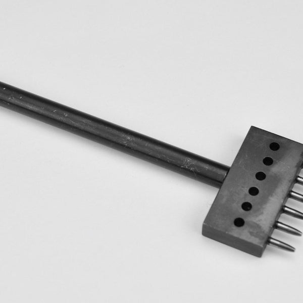 Pricking iron Round 6 mm x6 teeth
