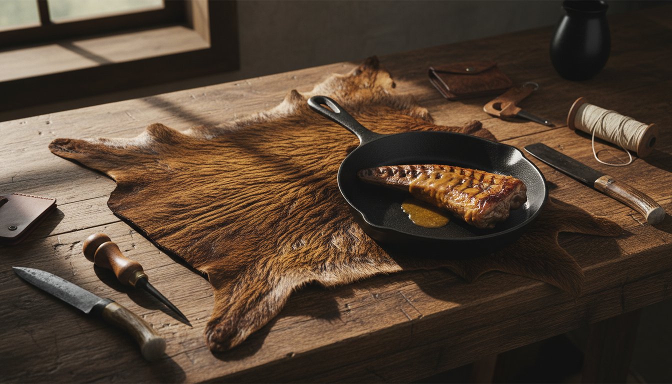 Beaver Tail Meat: A Trapper's Delicacy and the Leather It Came With