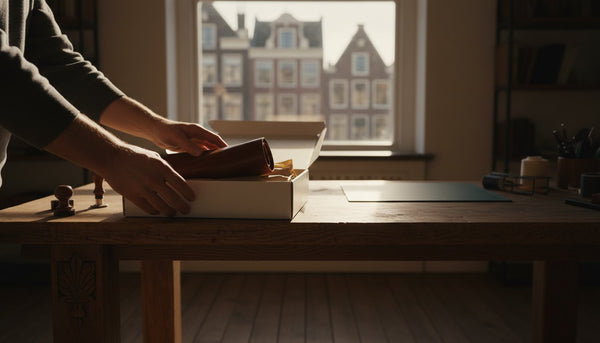 The Hab-To Leather House Delivery Promise: Premium Veg-Tan Shipped Worldwide