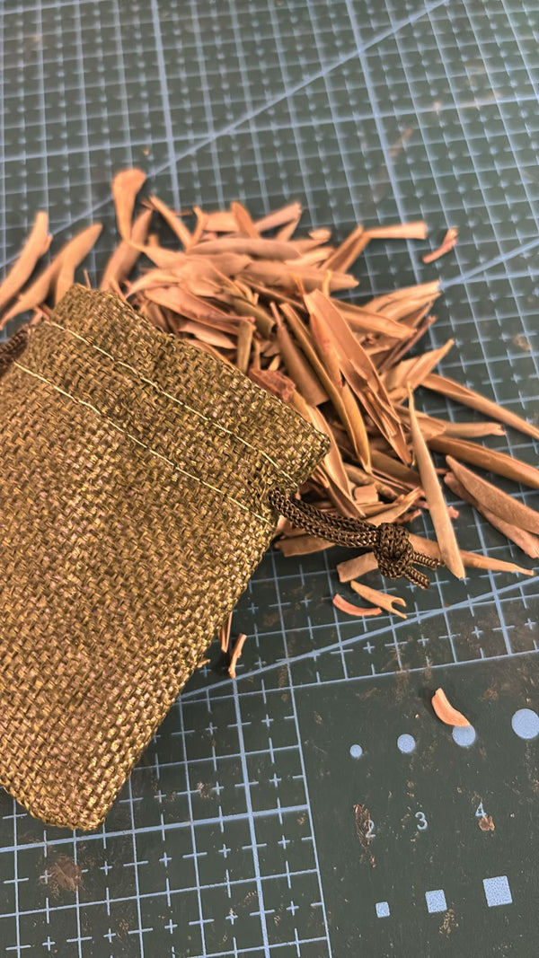 Olivenleder Smell bags