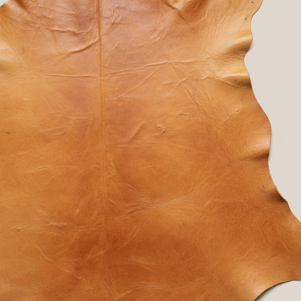 Vegetable tanned leather