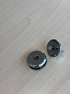 Stainless Steel Round magnetic Lock 20 mm Nickel