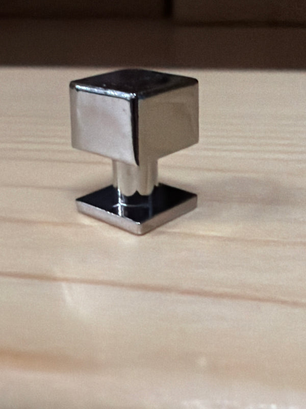 Square Nickel Collar Button for Leather Goods (8x8mm) - Habto Leather