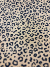 Leopard print sheepskin