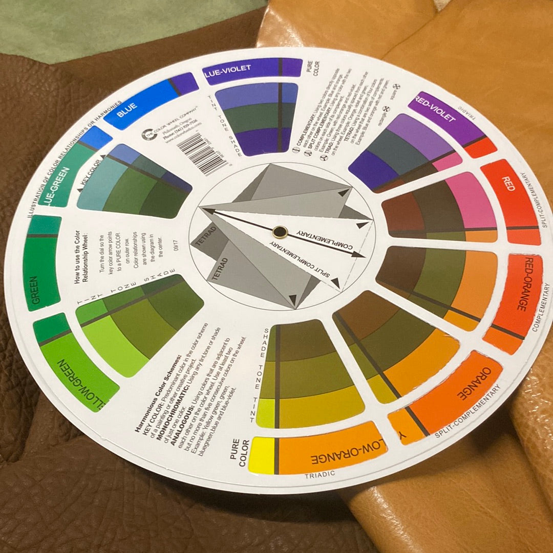 Color wheel color card color card