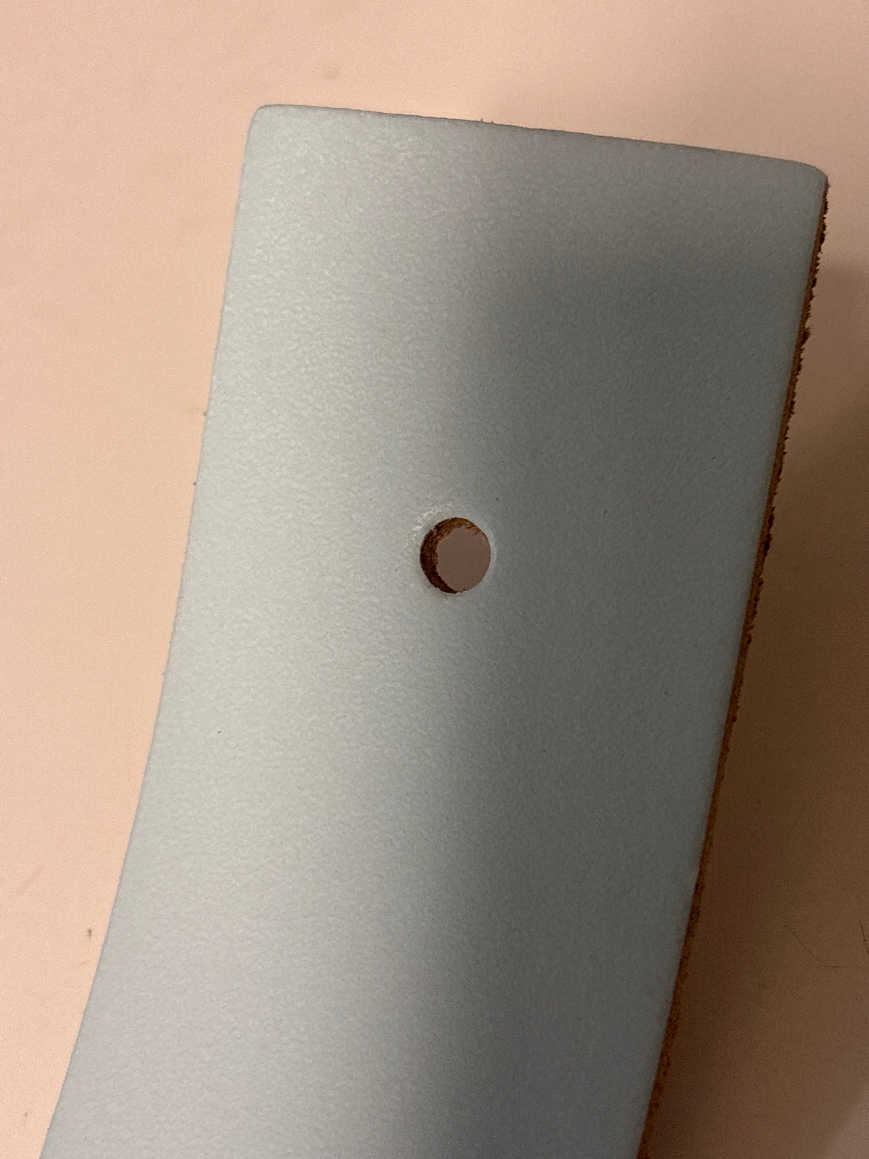 Shelf Brackets / Plankendragers – 84 cm (Baby Blue & Brown) – Pre-Drilled + Screws Included