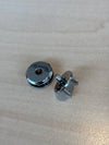 Stainless Steel Round magnetic Lock 20 mm Nickel