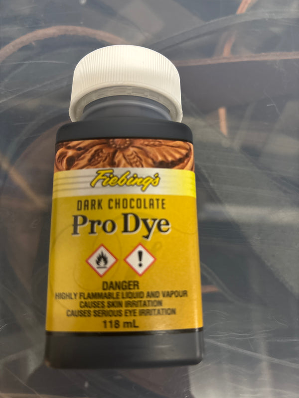 Fiebing’s Pro Dye – Black | Professional Leather Dye (4oz)