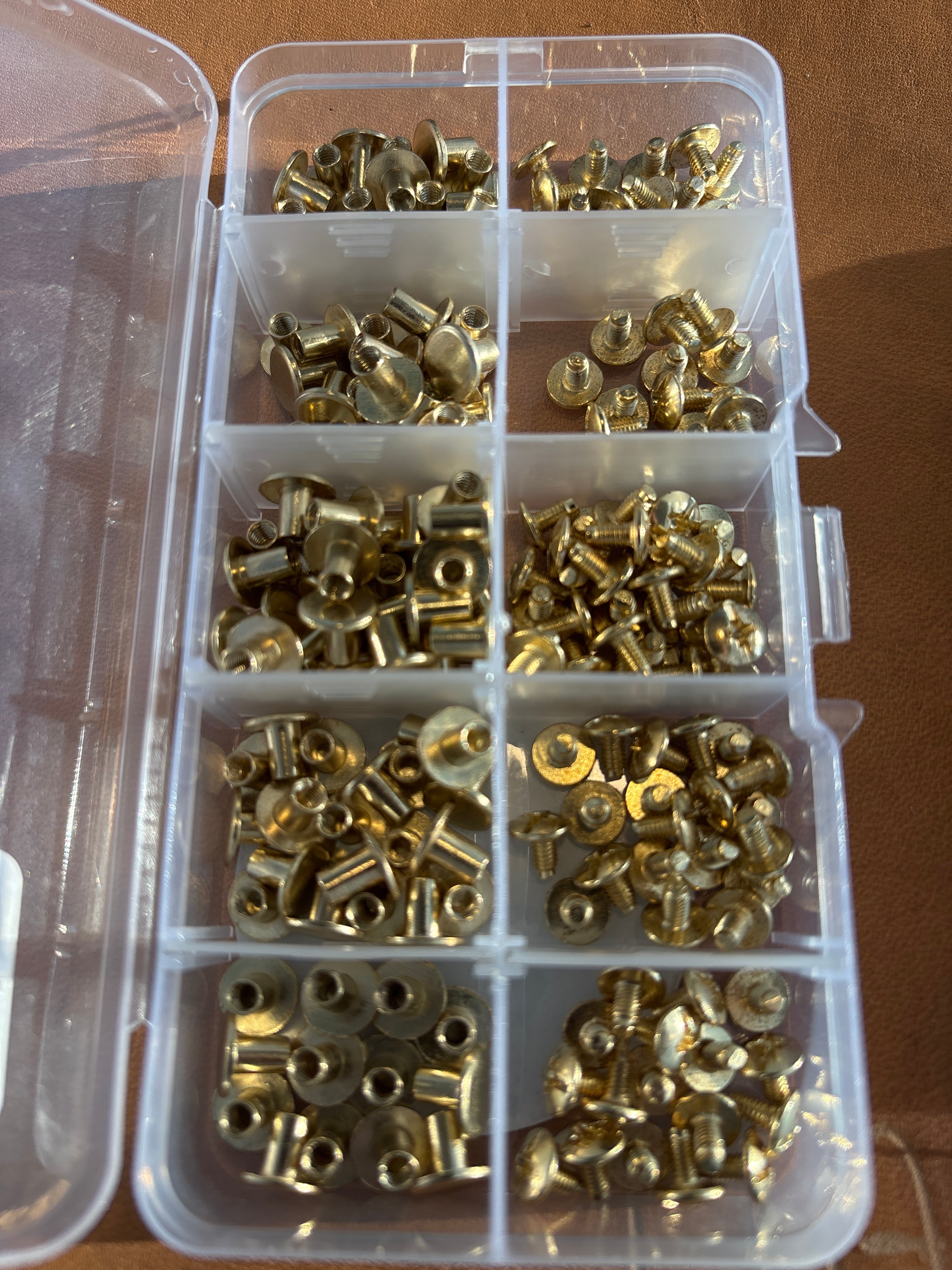 Chicago Screws BOX OF 100 UNITS Gold