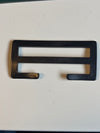 Slider Matt Black Metal 54 mm wide inside