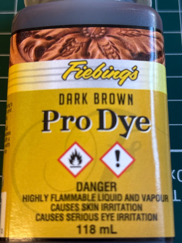 Fiebing Pro Dye 118ml – Professional Leather Dye for Crafters & Makers