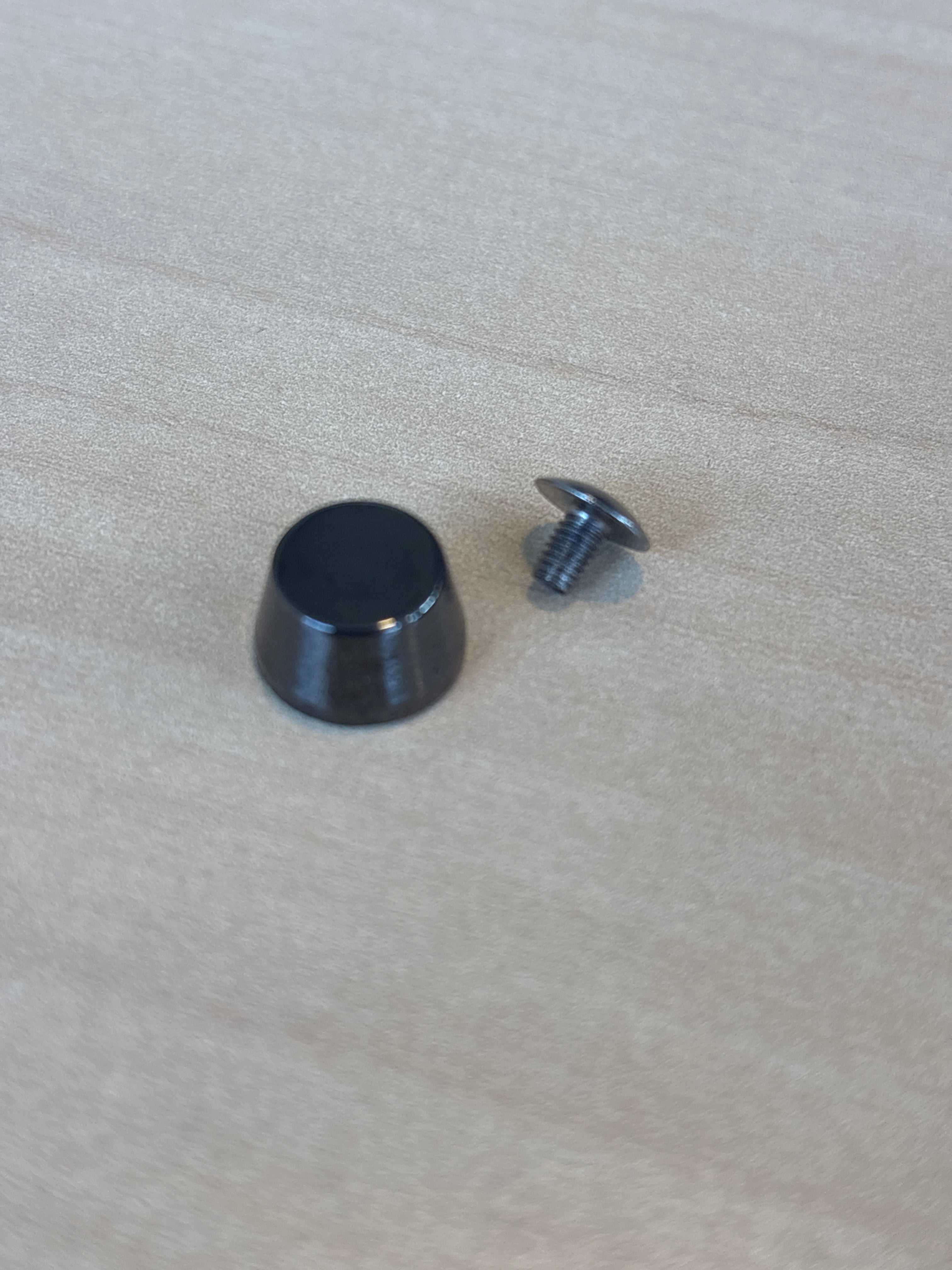 Foot Bottom Studs 12x7MM Gun metal