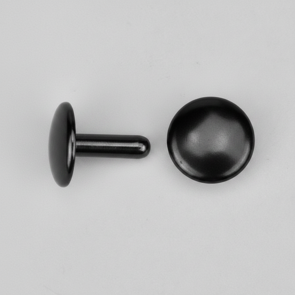 Double Cap Rivet 36-12-2 (Silver/Gold/Black) - 50 Units