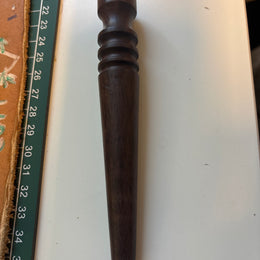 Habto Leather Edge Slicker (Mahogany) - Hand Burnisher for Tokonole