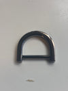Hermès-Style 20mm D-Ring – Black Gunmetal, Sharp Edge, Luxury Hardware
