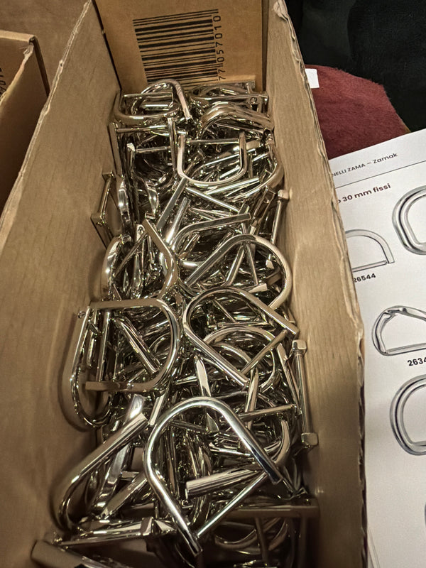 Nickel D-Ring 32mm - Handle & Hardware Fastener