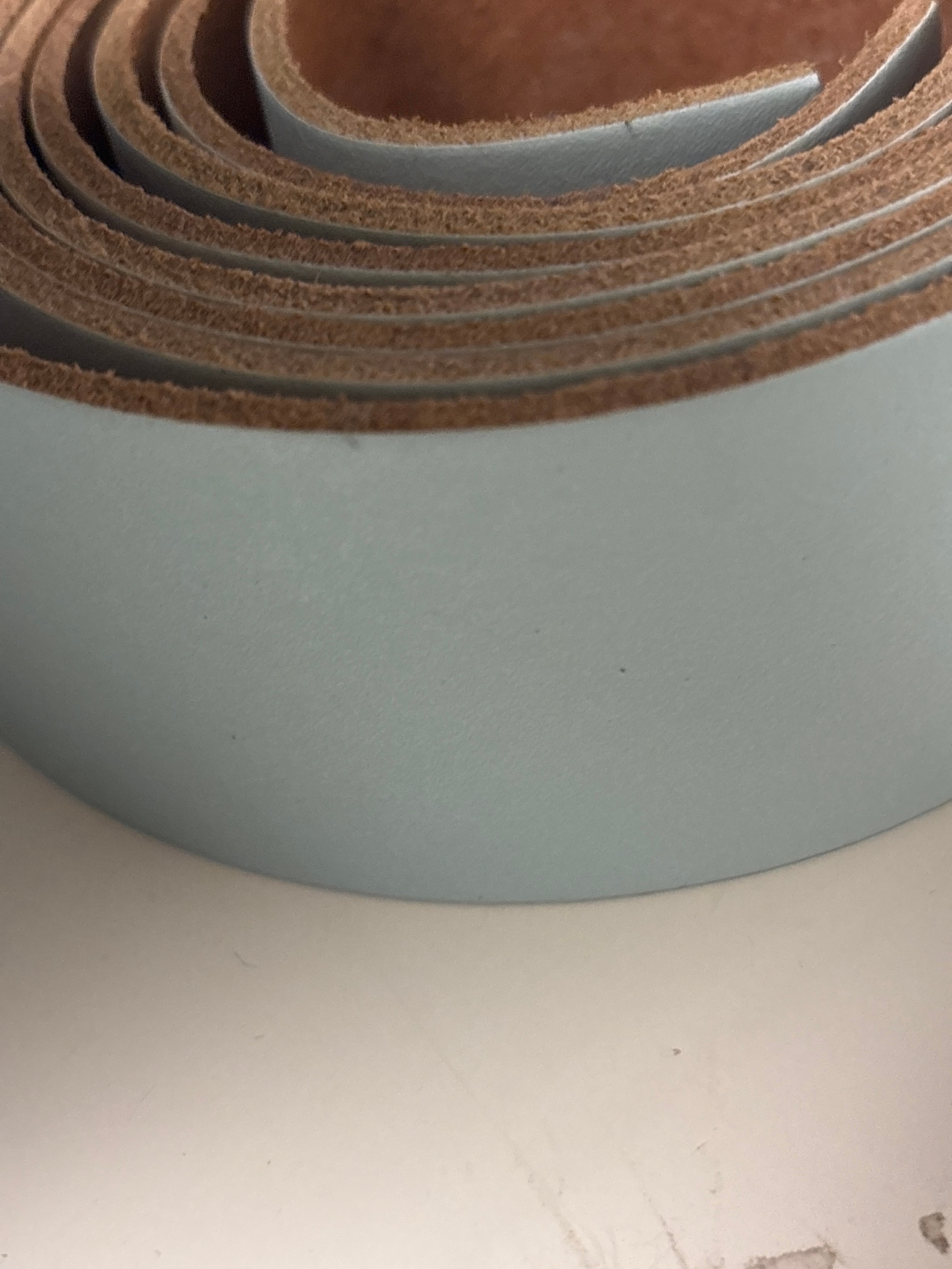 Shelf Brackets / Plankendragers – 84 cm (Baby Blue & Brown) – Pre-Drilled + Screws Included