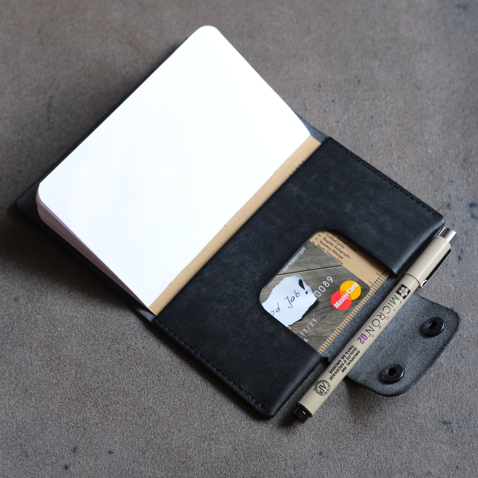 The Artisian Notebook | Beginner Leather Wallet Pattern