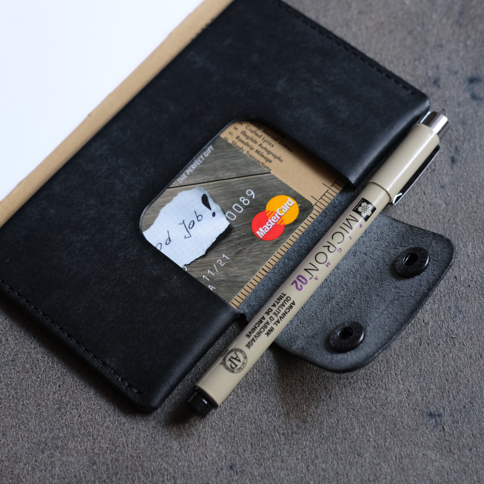 The Artisian Notebook | Beginner Leather Wallet Pattern