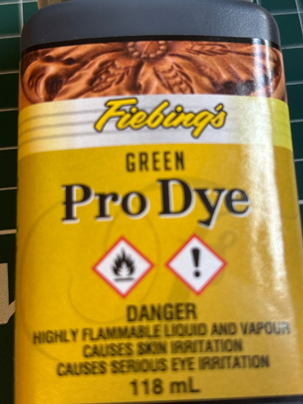 Fiebing Pro Dye 118ml – Professional Leather Dye for Crafters & Makers