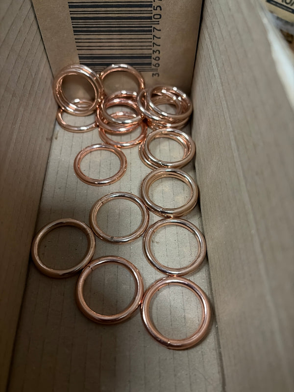 Rose Gold Ring 25mm - Elegant Jewelry (Various Sizes)