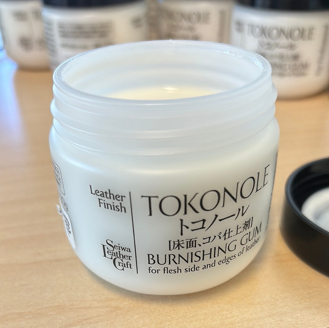 Seiwa Tokonole Edge Burnishing Gum 120 ml gr cream white color
