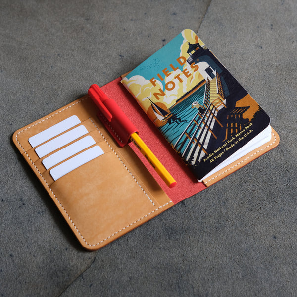 The Classic Notebook Cover | Beginner Leather Pattern