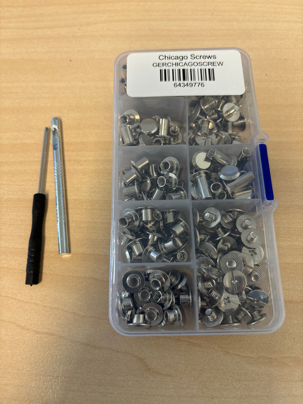 Chicago Screws BOX OF 100 UNITS