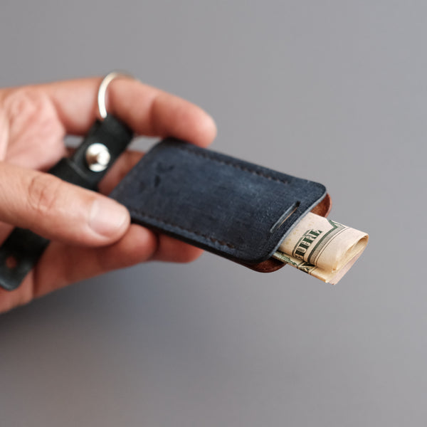 The Emergency Cash Keychain | Advanced Leather Accessoiry Pattern