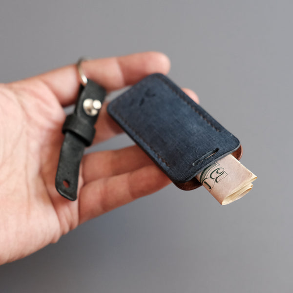 The Emergency Cash Keychain | Advanced Leather Accessoiry Pattern
