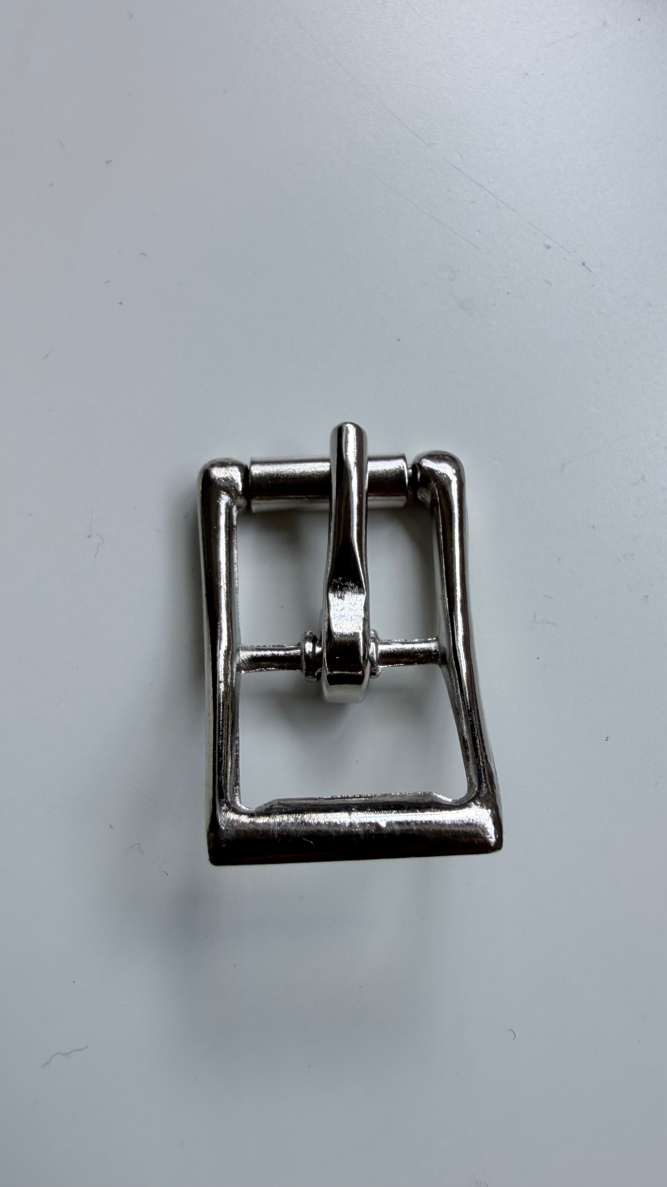 Stainless steel Belt Buckles curved with Roller in two sizes