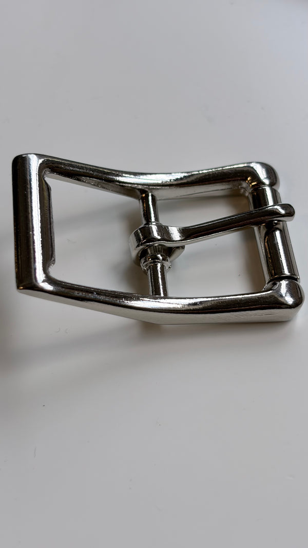Stainless steel Belt Buckles curved with Roller in two sizes