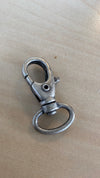 Musketon hook Old Silver 21 mm
