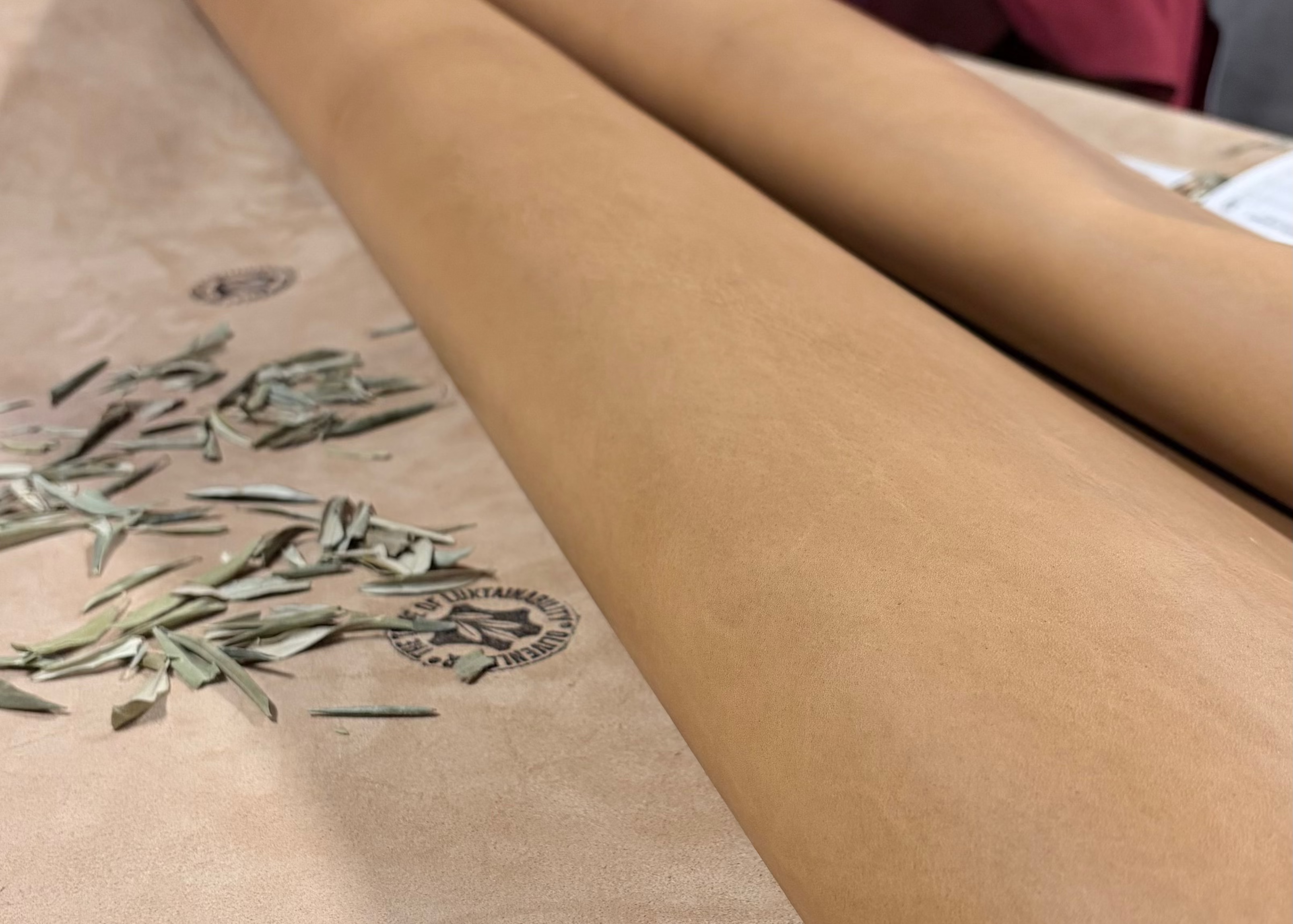 Olivenleder Jesse Vegetable Tanned Leather Panels - Natural