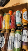 Waxed thread yarn color various colors