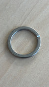 Ring Split Round Flat 22 x 25 mm Nikkel