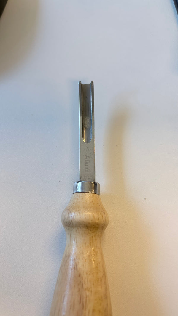 Johnny Lee French Edger Skiver 4,6,8mm - Leathercraft Tool