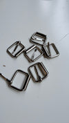 Nickel Buckle with Roller - Secure & Stylish Fastening varios sizes available